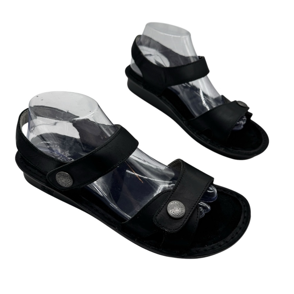 NEW Alegria Vienna Oiled Black Sandals Women’s EU 40 US 9.5-10 Comfort - Picture 9 of 15